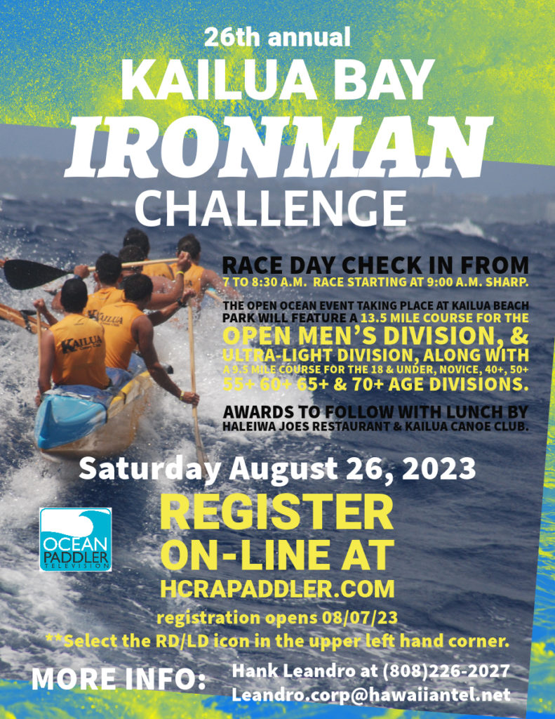 Kailua Canoe Club Pa'a Ka Waha, Hana Me Ka Lima